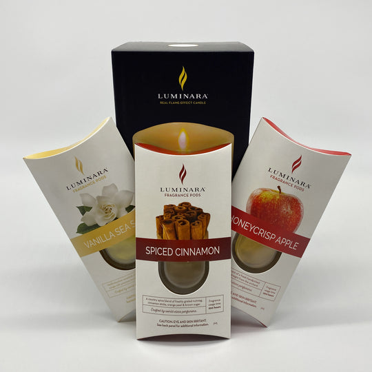 Luminara Indoor Fragrance Diffusing Pillar & 3 Fragrance Pods