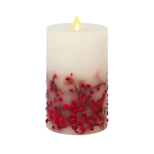 Luminara Indoor Berry Inclusive Pillar 3.25" x 6.5"