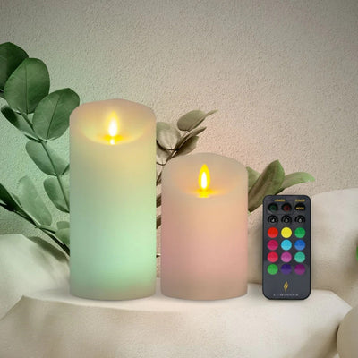 Luminara Indoor 3.0" x 6.0" Colour Changing Pillar