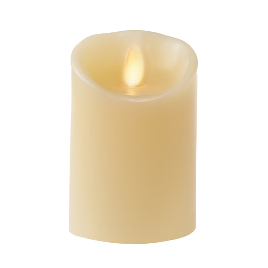 Luminara Indoor Ivory Pillar - 3.0" x 4.5"
