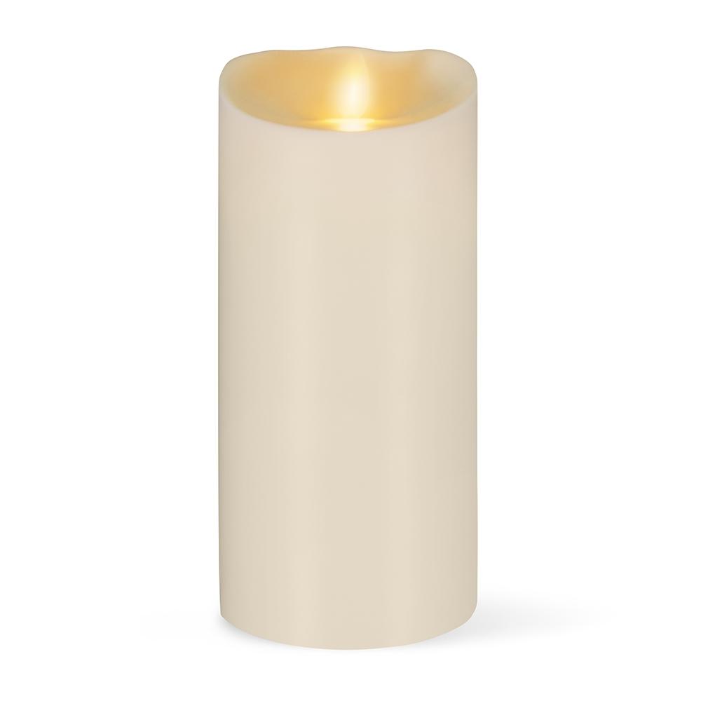 Luminara Outdoor Ivory Pillar - 3.75" x 8.8"