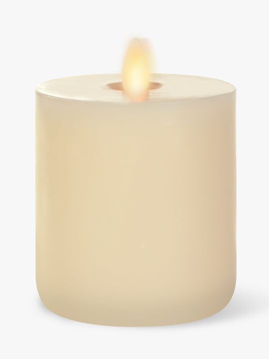 LightLi - LED Candle Vanilla Honey Scent 8 X 10cm