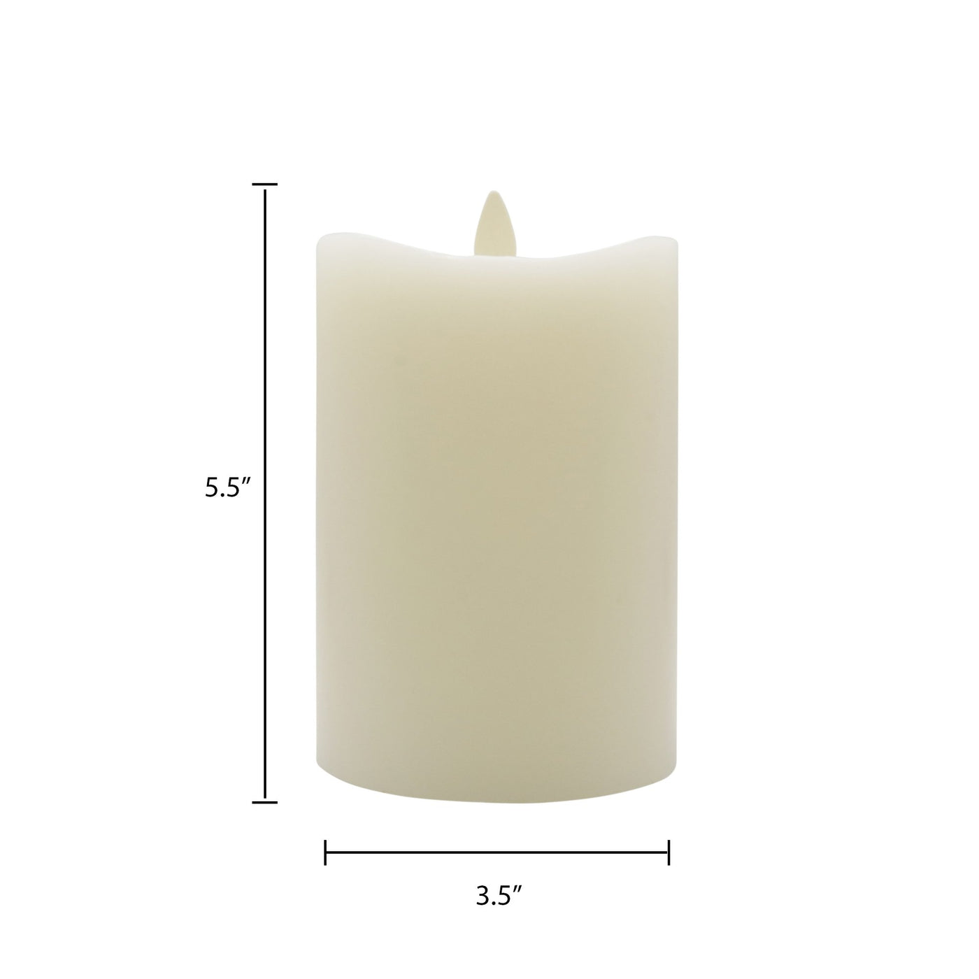 Matchless Candle Co. Indoor LED Candle - 7.6 x 14.0cm